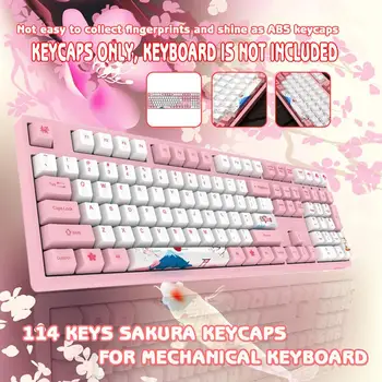 X Pasaules Tūre - Tokyo108+6 Taustiņi Keycap OEM Profilu PBT Keycap Keycaps noteikti Akko Cherry MX Pārslēgt Mehāniskās Spēļu Tastatūra