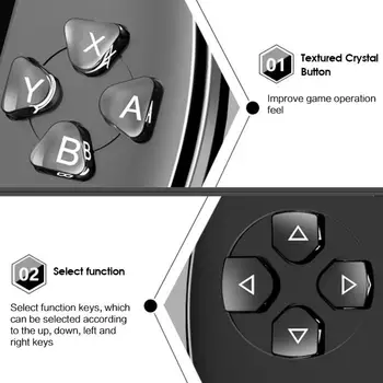 X6 Video Spēļu Konsole Player Gamapad Rokas Retro 4.3 Collu Ekrāns Mp4 Atskaņotājs Spēle Atskaņotājs Atbalsta Kamera,Video,E-grāmatas