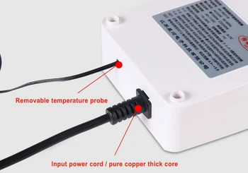 XH-W2118 mikrodatoru digitālais temperatūras regulators apkures katlu vaislas nepastāvīgs laiks termostats ligzda