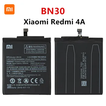Xiao mi Oriģinālā BN30 3120mAh Akumulators, Lai Xiaomi Redmi 4A Redmi4A BN30 Augstas Kvalitātes Tālruņu Rezerves Baterijas +Instrumenti 4416