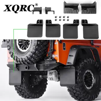 XQRC Gumijas, priekšējie un aizmugurējie dubļusargi 1 / 10 RC kāpurķēžu transportlīdzeklis traxxas trx-4 trx4 defender auto piederumi