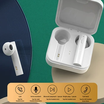 XVIDA Gaisa 6 Tws Bezvadu Austiņu sporta Earbuds Bluetooth 5.0 Austiņas Austiņas ar uzlādes rūtiņu xiaomi oppo samsung tālruni