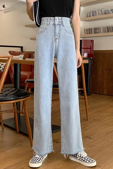 YAMDI vintage slim kabatas 2020 rudens ziemas pogas Streetwear pantalon džinsi sieviete džinsa bikses ar augstu vidukli, džinsa bikses sievietēm