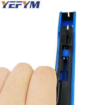 YEFYM TG-100 stiprinājumu un griešanas instrumenti, speciālās kabeļu savilcējs ieroci, lai neilons kabeļu savilcējs platums: 2.4-4.8 mm, rokas instrumenti,