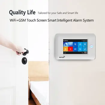 YS 3G, WIFI, GPRS Multi-Net Modinātājs ar mini sirēna ar skārienekrānu IOS Android Vadības Smart home security trauksmes uzņēmēja