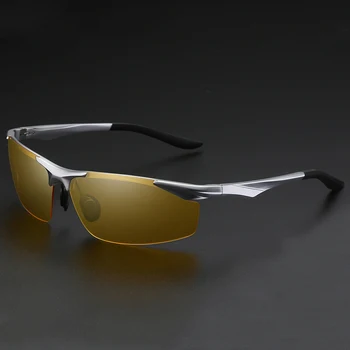 YSO Nakts Redzamības Brilles, Lai Vīrieši Sievietes Anti Glare Polarizētās Dzeltenā Nakts Redzamības Brilles, Lai Automašīnas Braukšanas Brilles 2206