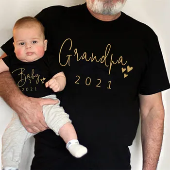 Zelta Tētis, Māmiņa, Brālis Māsa Bērnu Ir 2021. Ģimenes Atbilstošas Drēbes Kokvilnas Tēvu, Dēlu Māte, gan Meita Tshirts Bērnu Bodysuit