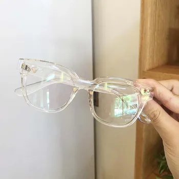 Zerosun Vintage Brilles Rāmis Vīriešu, Sieviešu Pārredzamu Brilles Sieviešu Viltus Modes Briļļu Datoru Anti Zilās Gaismas Atstarošana