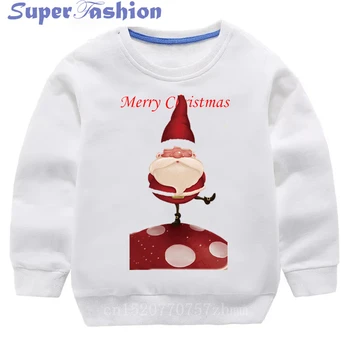 Ziemassvētku Krekls Hoodies Bērnu T-Krekls, Džemperis Bērnu, Meiteņu, Zēnu, Bērniem Ilgtermiņa Piedurknēm Rudens Kokvilnas Drēbes, Apģērbi Topi dKYT34