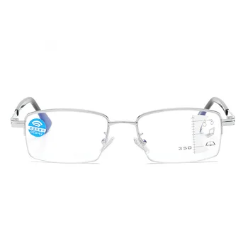 Zilead Portatīvo Lasīšanas Brilles Divējāda lietojuma Vīriešiem un Sievietēm Augstas Izšķirtspējas Anti Blue Multi focus Presbyopic Brilles Unisex