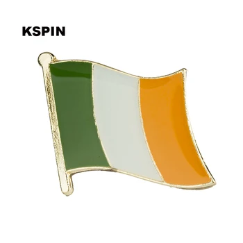 Ziloņkaula Krasts karoga atloks pin pin žetons 10pcs daudz Broša Ikonas KS-0093
