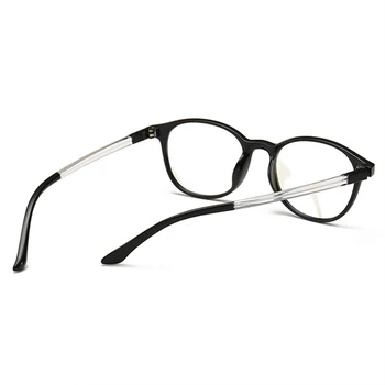 Zilās Gaismas Filtru Datoru Brilles Anti Starojuma UV400 Skaidrs, Lēcas, Brilles Vintage Retro Apaļā Rāmja Brilles Vīrieši Sievietes 19980