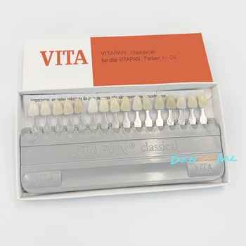 Zobu Balināšanas ProductsGuide Zobārstniecības Materiālu Vita 16Colors Zoba Modelis Kolorimetriskā Plate, Zoba Formas Dizains Skaistumu Ierīces