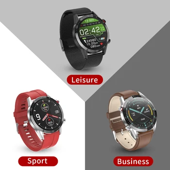 Zurexa L13 Smart Skatīties Vīrieši Sievietes Android Sporta Smart Skatīties asinsspiediens, Sirds ritma Monitors Smartwatch Vīriešiem IP68 Ūdensnecaurlaidīga