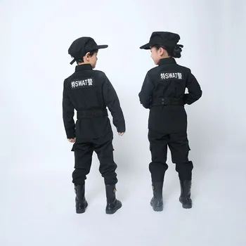 Zēni Halloween Īpašais Policisti Cosplay Kostīmi Bērniem Iedomātā Militārās Armijas Tērps Bērnu Dienas Dāvanu Bērniem Puses Valkā