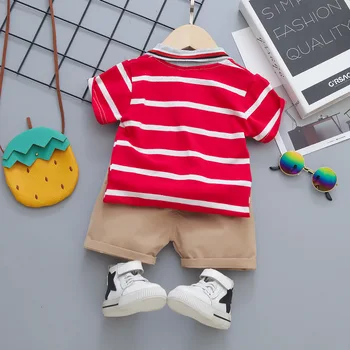 Zīdaiņu Modes Vasaras Baby Girl Apģērbu Jauns Bērnu Zēnu Kokvilnas T Krekls, Bikses, 2gab/komplekti Toddler Sporta Kostīms Bērniem, Treniņtērpi