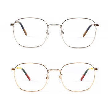 Zīmola Dizaina Sakausējuma Taisnstūra Brilles Rāmis Vīriešu Lielā Laukumā Recepšu Brilles Sievietēm Tuvredzība, Optisko Briļļu Oculos De Grau