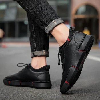 Āra apavi ar neslīdošu moderns čības retro high-top moderns kurpes apavi specials čības Sprāgstvielu ādas mazi, balti apavi
