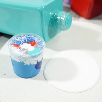 Šūnu Iedarbība, Šķidruma Propilēna Šķidrums Krāsošanas Diy Materiāls Iestatījumu Pigmenta Marmora Efektu 250ml