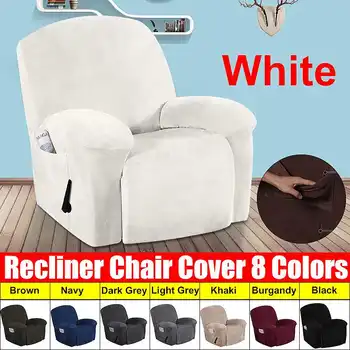 Ūdensizturīgs Recliner Chair Cover All-inclusive Sofa Cover Sēdeklis Elastību Stiept Anti-slip Mēbeles Slipcovers Krēslu Aizsargs